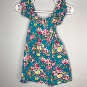 Girls floral DRESS ruffles 12 mo